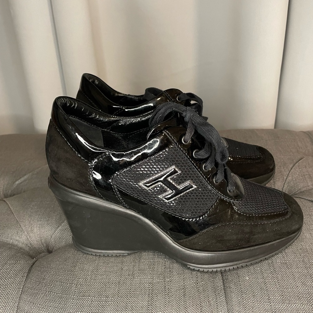 Hogan womens platform sneaker